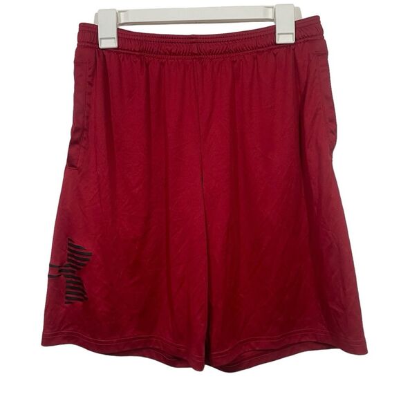 Under Armour Red Activewear Shorts - Picture 1 of 4